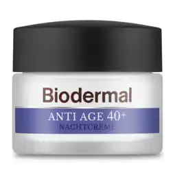 De Online Drogist Biodermal anti age nachtcrème 40+ met niacinamide & peptide 50ml aanbieding