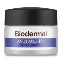 De Online Drogist Biodermal anti age nachtcrème 40+ met niacinamide & peptide 50ml aanbieding
