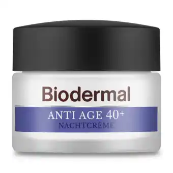 De Online Drogist Biodermal anti age nachtcrème 40+  met niacinamide & peptide 50ml aanbieding
