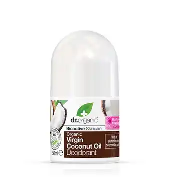 De Online Drogist Dr organic virgin coconut oil deodorant roll-on 50ml aanbieding