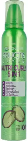 De Online Drogist Fructis garnier fructis style nutri curls 5-in-1 defining mousse 200ml aanbieding