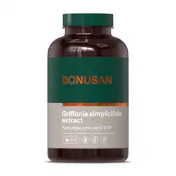 De Online Drogist Bonusan griffonia simplicifolia capsules 200cp aanbieding
