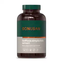 De Online Drogist Bonusan griffonia simplicifolia capsules 200cp aanbieding