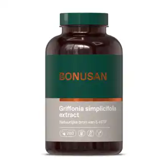 De Online Drogist Bonusan griffonia simplicifolia capsules 200cp aanbieding