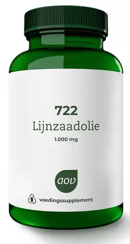 De Online Drogist Aov 722 lijnzaadolie 1000mg capsules 90cp aanbieding