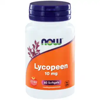 De Online Drogist Now lycopeen 10mg capsules 60st aanbieding