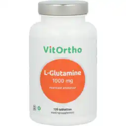 De Online Drogist Vitortho l-glutamine 1000mg tabletten 120tb aanbieding