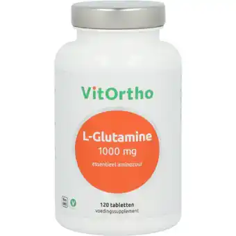 De Online Drogist Vitortho l-glutamine 1000mg tabletten 120tb aanbieding