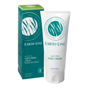 De Online Drogist Earth line aloe vera voetcrème 100ml aanbieding