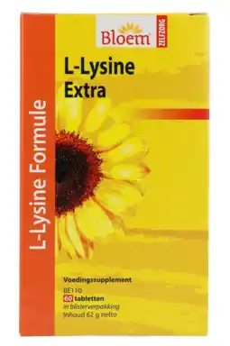 De Online Drogist Bloem l-lysine tabletten 60tb aanbieding