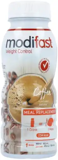 De Online Drogist Modifast intensive drink koffie 250gr aanbieding