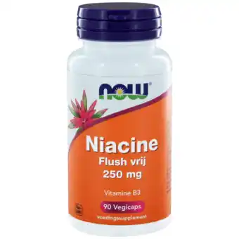 De Online Drogist Now niacine flush vrij 250mg capsules 90st aanbieding