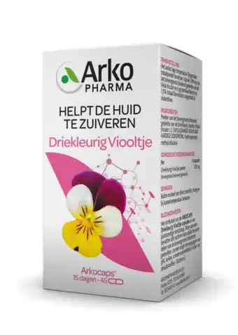 De Online Drogist Arkocaps driekleurig viooltje capsules 45cp aanbieding