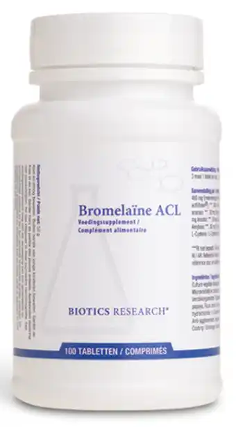 De Online Drogist Biotics bromelaïne acl tabletten 100tb aanbieding
