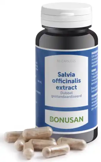 De Online Drogist Bonusan salvia officinalis extract capsules 60cp aanbieding