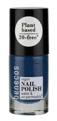 De Online Drogist Benecos nagellak nordic blue 5ml aanbieding