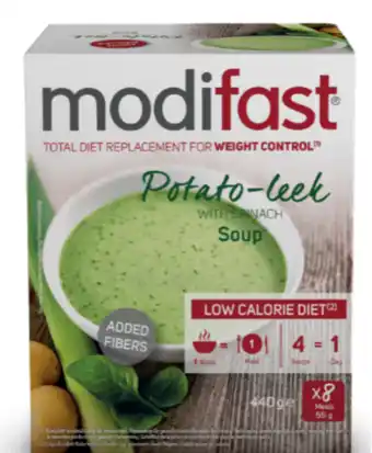 De Online Drogist Modifast intensive weight loss aardappel prei soep 55gr aanbieding