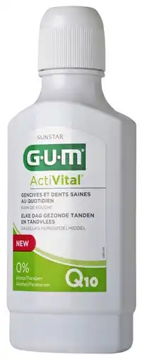 De Online Drogist Gum activital mondspoelmiddel 300ml aanbieding