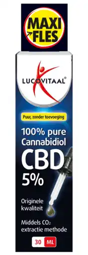 De Online Drogist Lucovitaal cannabidiol cbd olie 5% 30ml aanbieding