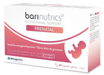 De Online Drogist Metagenics barinutrics prenatal 60cp aanbieding