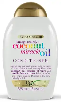 De Online Drogist Ogx coconut miracle oil conditioner 385ml aanbieding