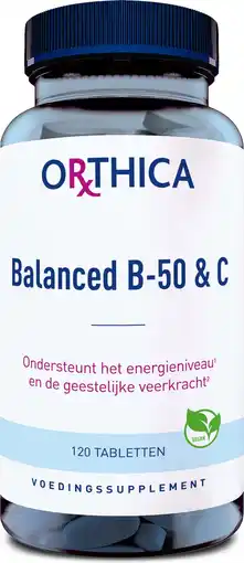 De Online Drogist Orthica balanced b-50 & c tabletten 120tb aanbieding