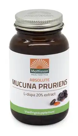 De Online Drogist Mattisson healthstyle mucuna pruriens 120tb aanbieding