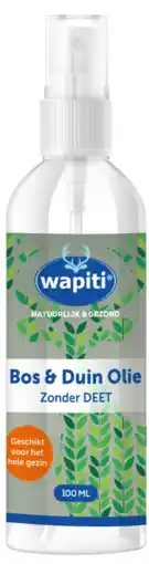 De Online Drogist Wapiti bos & duin huidolie spray 100ml aanbieding