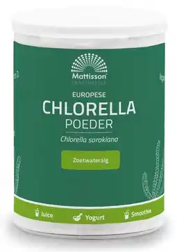 De Online Drogist Mattisson healthstyle europese chlorella poeder 125gr aanbieding