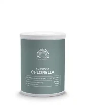 De Online Drogist Mattisson healthstyle europese chlorella poeder 125gr aanbieding