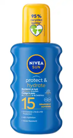 De Online Drogist Nivea sun protect & hydrate zonnespray spf15 200ml aanbieding