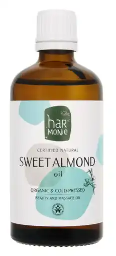 De Online Drogist Harmonie zoete amandel olie bio 100ml aanbieding