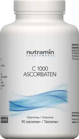 De Online Drogist Nutramin c 1000 ascorbaten tabletten 90tb aanbieding