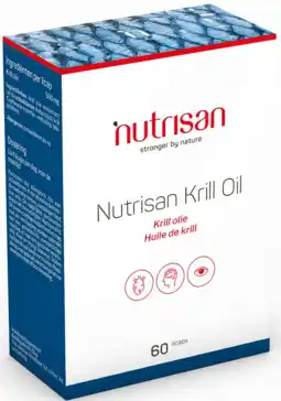 De Online Drogist Nutrisan krill olie capsules 60cp aanbieding