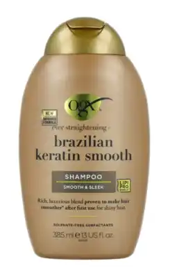 De Online Drogist Ogx shampoo ever straight brazilian keratin smooth 385ml aanbieding