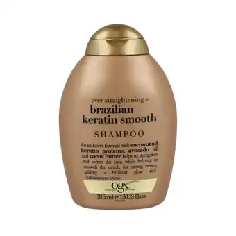 De Online Drogist Ogx shampoo ever straight brazilian keratin smooth 385ml aanbieding