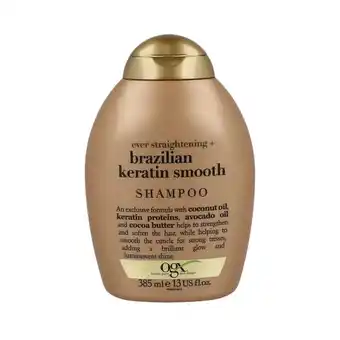 De Online Drogist Ogx shampoo ever straight brazilian keratin smooth 385ml aanbieding