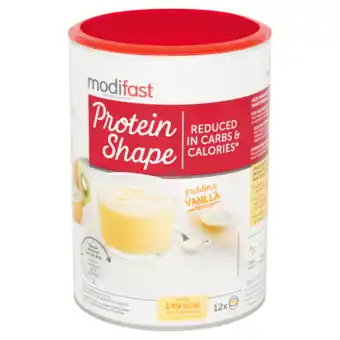 De Online Drogist Modifast protein shape pudding vanille 540gr aanbieding