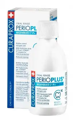 De Online Drogist Curaprox perioplus+ regenerate mondspoeling 200ml aanbieding