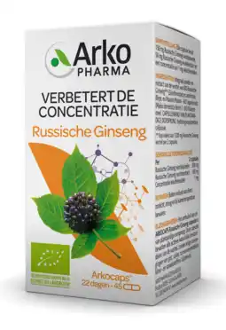 De Online Drogist Arkocaps russische ginseng capsules 45cp aanbieding