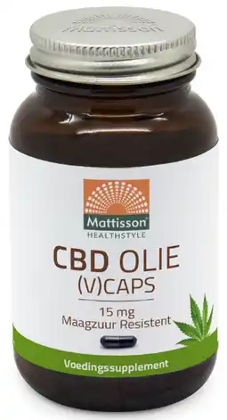 De Online Drogist Mattisson healthstyle cbd olie 15mg vegacaps 60vcp aanbieding