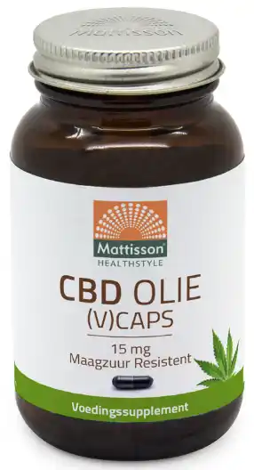 De Online Drogist Mattisson healthstyle cbd olie 15mg vegacaps 60vcp aanbieding