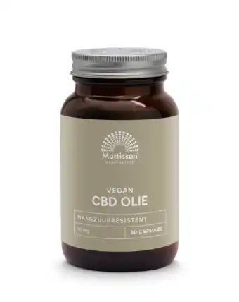 De Online Drogist Mattisson healthstyle cbd olie 15mg vegacaps 60vcp aanbieding