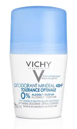 De Online Drogist Vichy deodorant mineraal roller 48u voor een gevoelige huid 50ml aanbieding