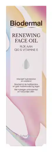 De Online Drogist Biodermal renewing face oil 30ml aanbieding