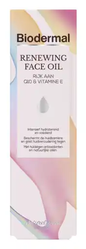 De Online Drogist Biodermal renewing face oil 30ml aanbieding