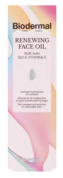 De Online Drogist Biodermal renewing face oil 30ml aanbieding