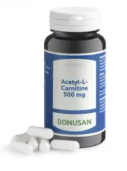 De Online Drogist Bonusan acetyl-l-carnitine 500mg capsules 60cp aanbieding