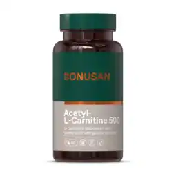 De Online Drogist Bonusan acetyl-l-carnitine 500mg capsules 60cp aanbieding