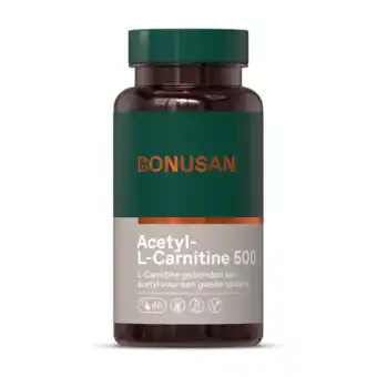 De Online Drogist Bonusan acetyl-l-carnitine 500mg capsules 60cp aanbieding